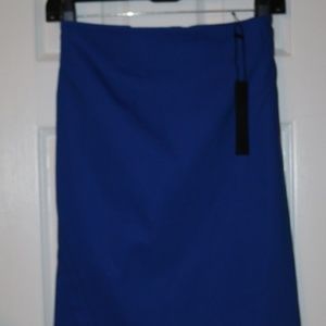 Royal blue skirt